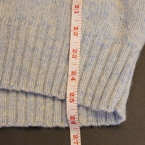 Vintage Club International Light Blue Pure Wool Sweater Size Medium Unisex - Picture 7 of 11